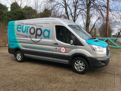 Europa bolsters fleet with environmentally friendly van purchase